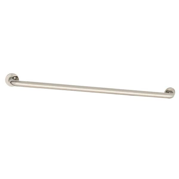 Kingston Brass Meridian 36 in. x 1.25 in. Grab Bar in Polished Nickel