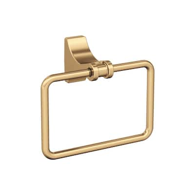 Davenport 5-1/4 in. (133 mm) L Towel Ring in Champagne Bronze