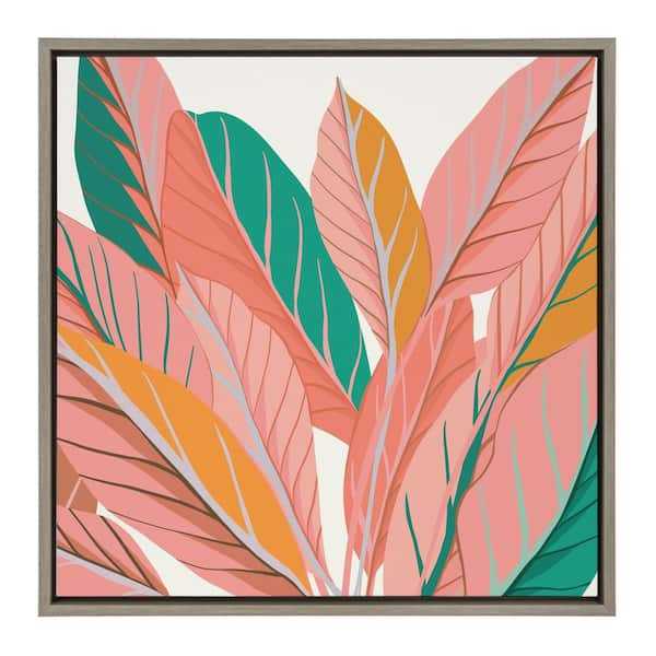 Kate and Laurel Sylvie 30 in. x 30 in. Scandinavian Framed Canvas