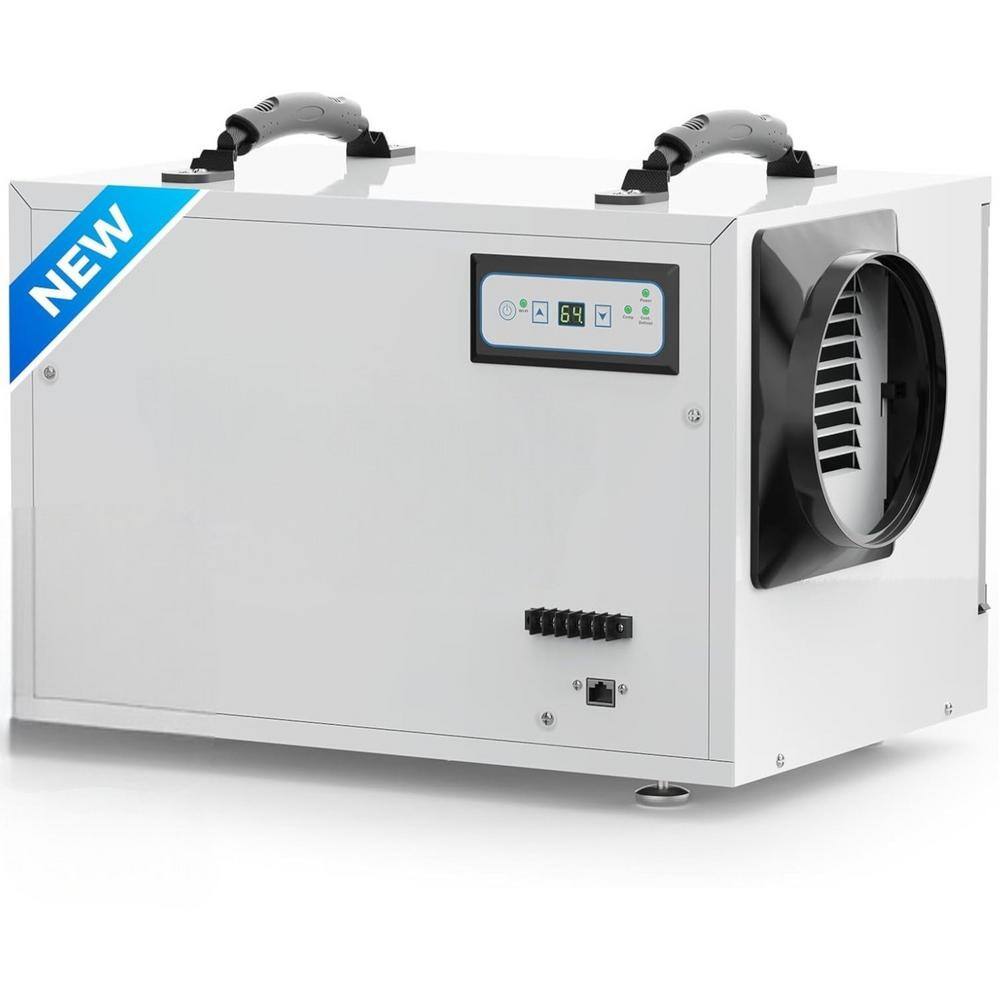 120 Pints 1300 sq. ft. Dehumidifier 120 PPD with Wi-Fi APP Controls, Auto Defrost for Basements and Crawl Space in White price history on PriceWatchPro