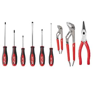 Electrician's Screwdriver and Pliers Set (9-Piece)