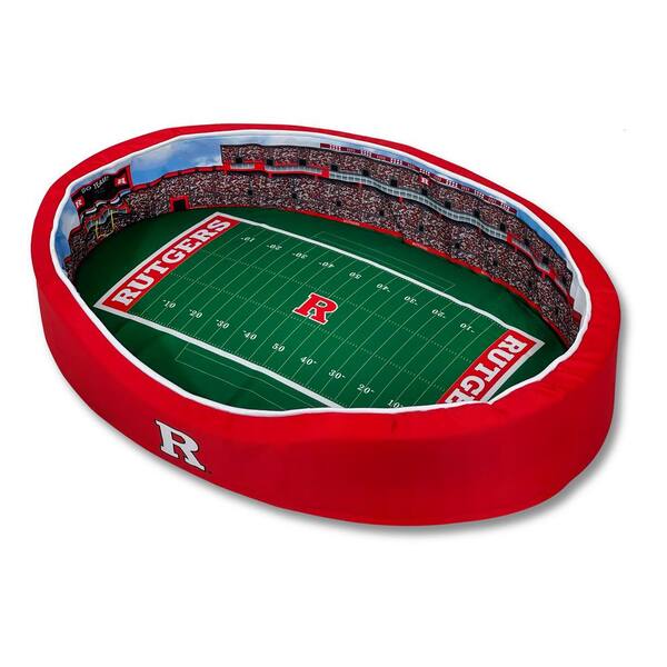StadiumSpot Rutgers University Football Stadium Large Pet Bed