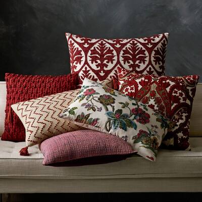 embroidered throw pillow covers