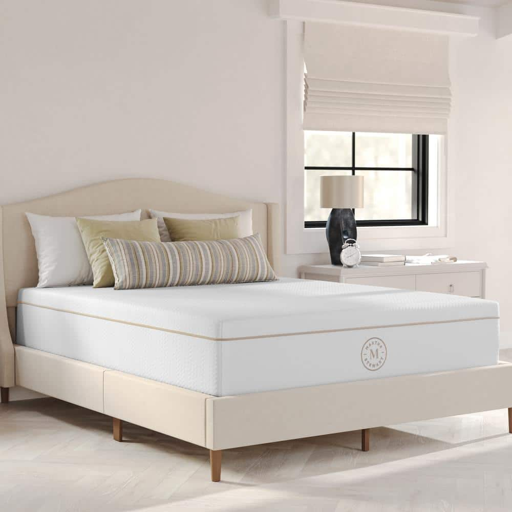 MARTHA STEWART SleepComplete Queen Firm Memory Foam 12 in. Bed-in-a-Box Mattress with Soft Breathable CoolWeave Jacquard Quilted Top