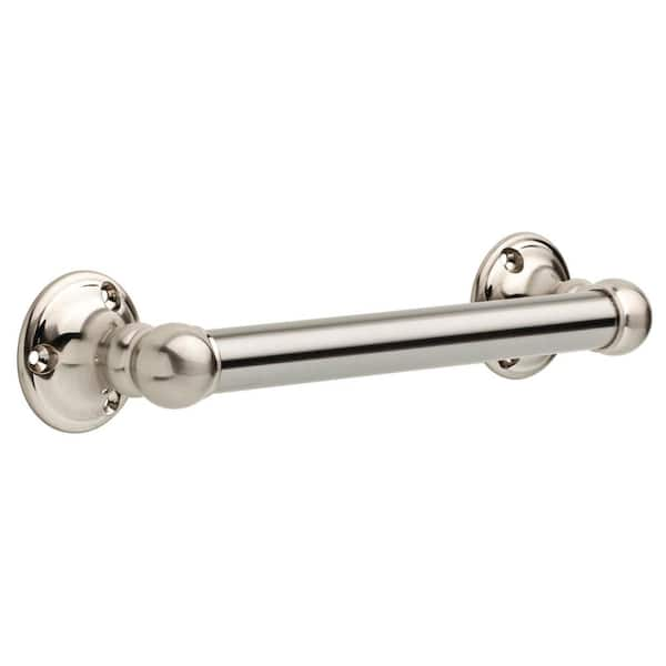 Delta Greenwich 9 in. x 7/8 in. Decorative Assist Bar in Brushed Nickel