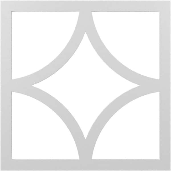Ekena Millwork 0.75 in. x 24 in. x 24 in PVC Medallion Moulding