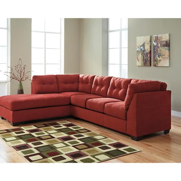 Flash Furniture Benchcraft Maier Sienna Microfiber Sectional with Left Side Facing Chaise