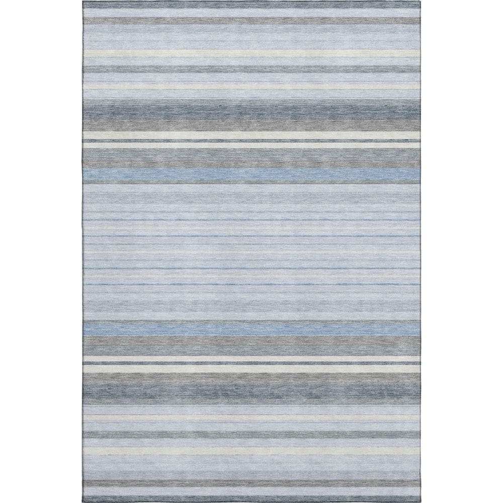 Mayfield Premium Machine Washable Abstract AMF2330 Sky 3 ft. x 5 ft. Area Rug price history on PriceWatchPro