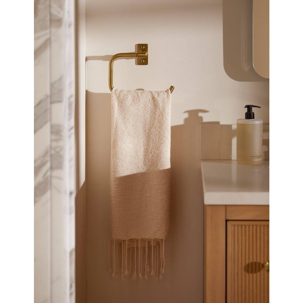 Matte Black Wall Mounted Towel Ring