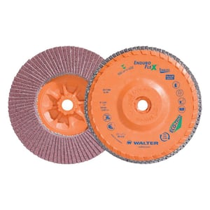 ENDURO-FLEX Stainless 6 in. x 5/8-11 in. Arbor GR80, Blending Flap Disc (10-Pack)