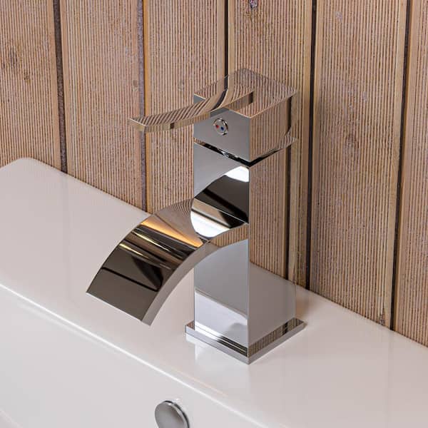 ALFI BRAND AB1258-PC Single Hole Single-Handle Bathroom Faucet in Polished Chrome