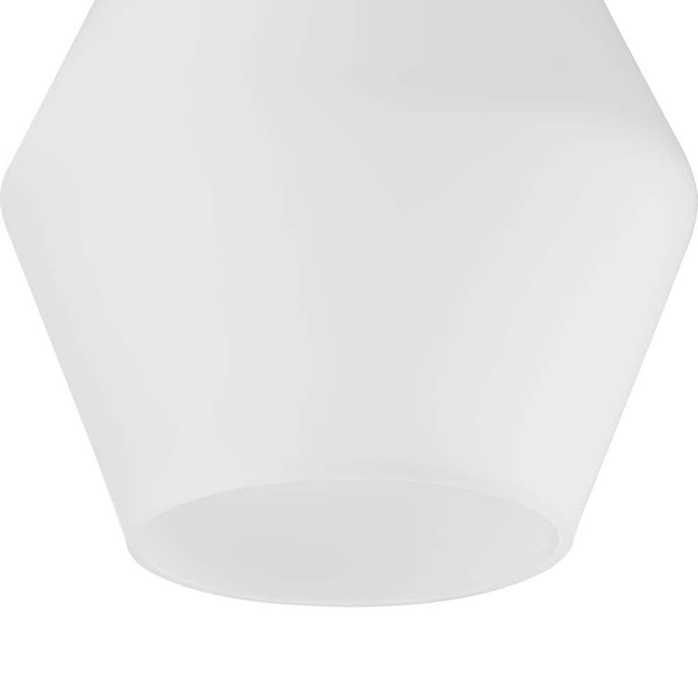 Brushed Gold 24" Vanity Light with Opal Glass Shades