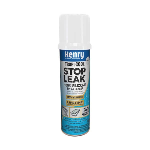 880 Tropi-Cool Stop Leak White 100% Silicone Spray Sealer 14.1 oz.