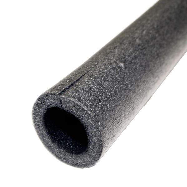 M-D Building Products 1 in. x 41 in. Black Tube Pipe Insulation (4-Piece)