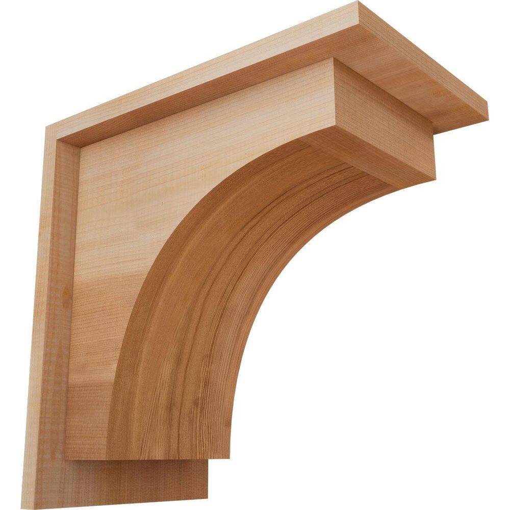 7-1/2 in. x 12 in. x 12 in. Western Red Cedar Del Huntington Smooth Corbel with Backplate price history on PriceWatchPro