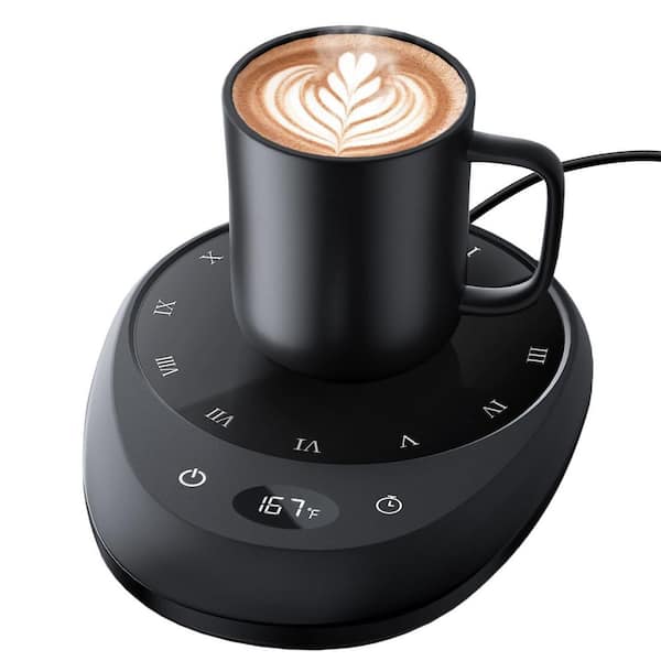 Coffee Mug Warmer with  4 Temp Settings & 1-12H Timer, Auto Shut Off Smart Gravity Sensor, Beverage & Candle Warmer