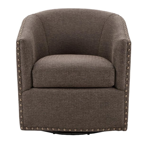 Madison Park Memo Chocolate 360° Swivel Chair