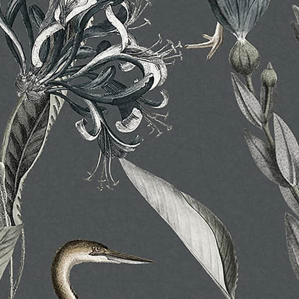 Graham & Brown Botanica Midnight Removable Wallpaper 105454 - The Home Depot