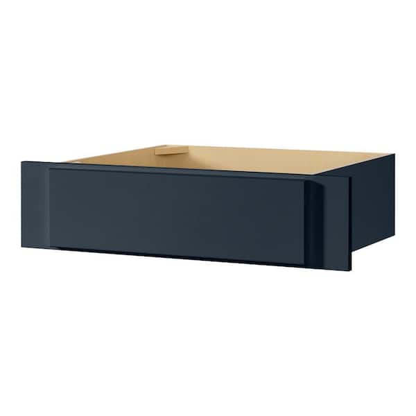 Avondale 30 in. W x 7.5 in. H x 21 in. D Ready To Assemble Plywood Shaker Vanity Knee Drawer in Ink Blue