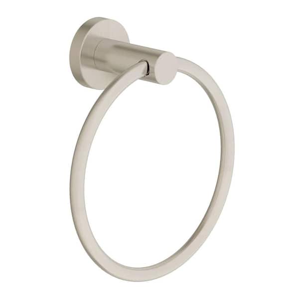 Symmons Dia Wall Mounted Towel Ring in Satin Nickel