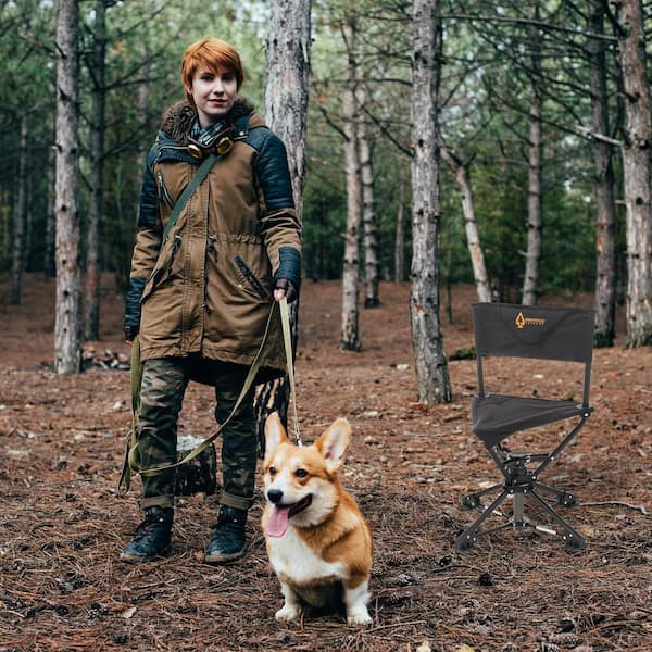 ARROWHEAD OUTDOOR 360°-Swiveling Compact Hunting Blind and Fishing