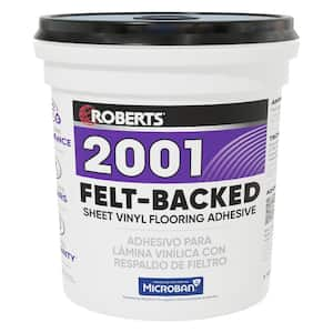 4 qt. (1 Gal.) 24 Hour Dry Time Felt-Backed Sheet Vinyl Flooring Adhesive