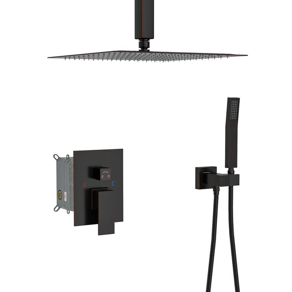 Single Handle 1-Spray Shower Faucet 1.8 GPM with Pressure Balance Shower System in. Oil Rubbed Bronze Valve Included price history on PriceWatchPro