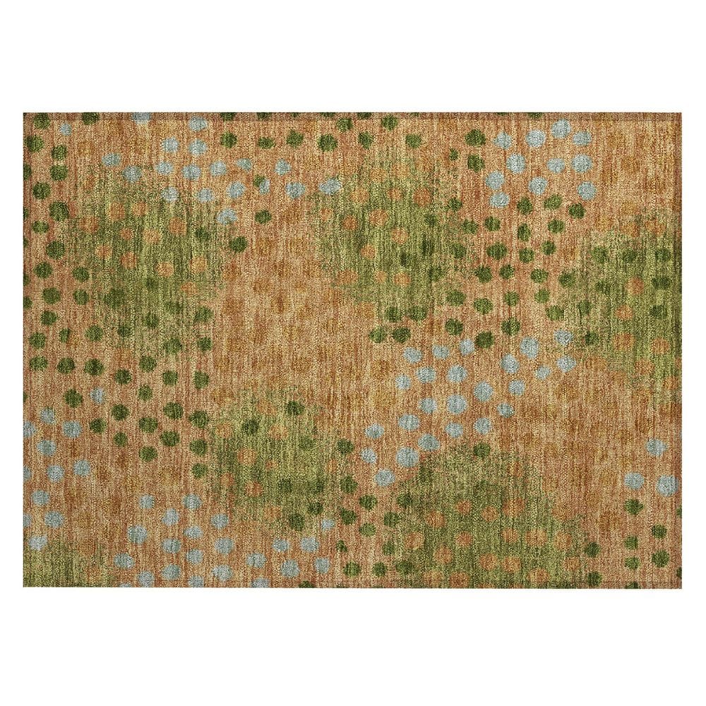Chantille Machine Washable Indoor/Outdoor Abstract ACN2965 Copper 3 ft. x 4 ft. Area Rug price history on PriceWatchPro