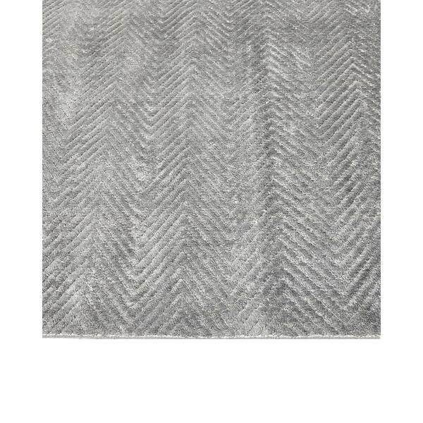 Solo Rugs Chevelle Contemporary Modern Alabaster 5 ft. x 8 ft