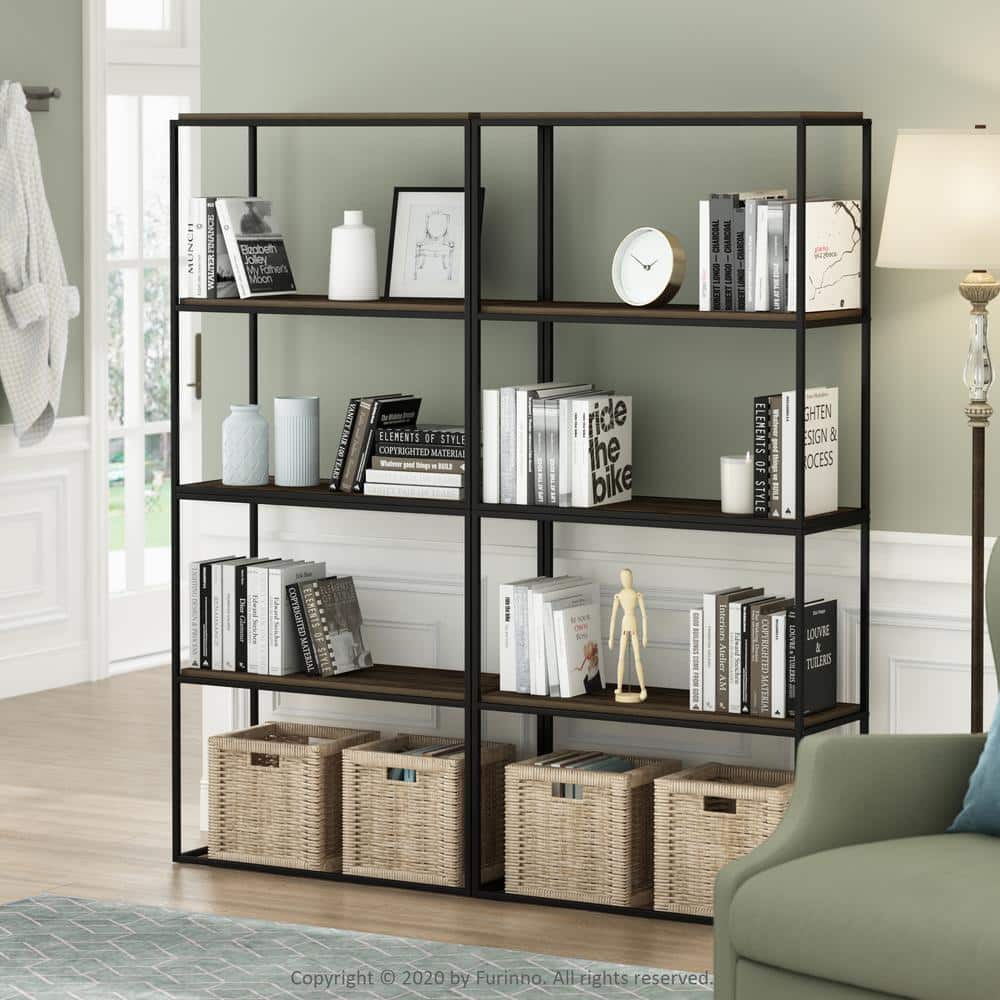 Modern Lifestyle French Oak Grey Wooden 2-Tier Stackable Shelf