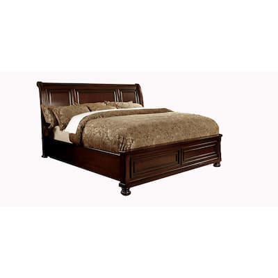 Cherry Beds Bedroom Furniture The, Queen Size Bed Frame With Headboard Cherry Wood