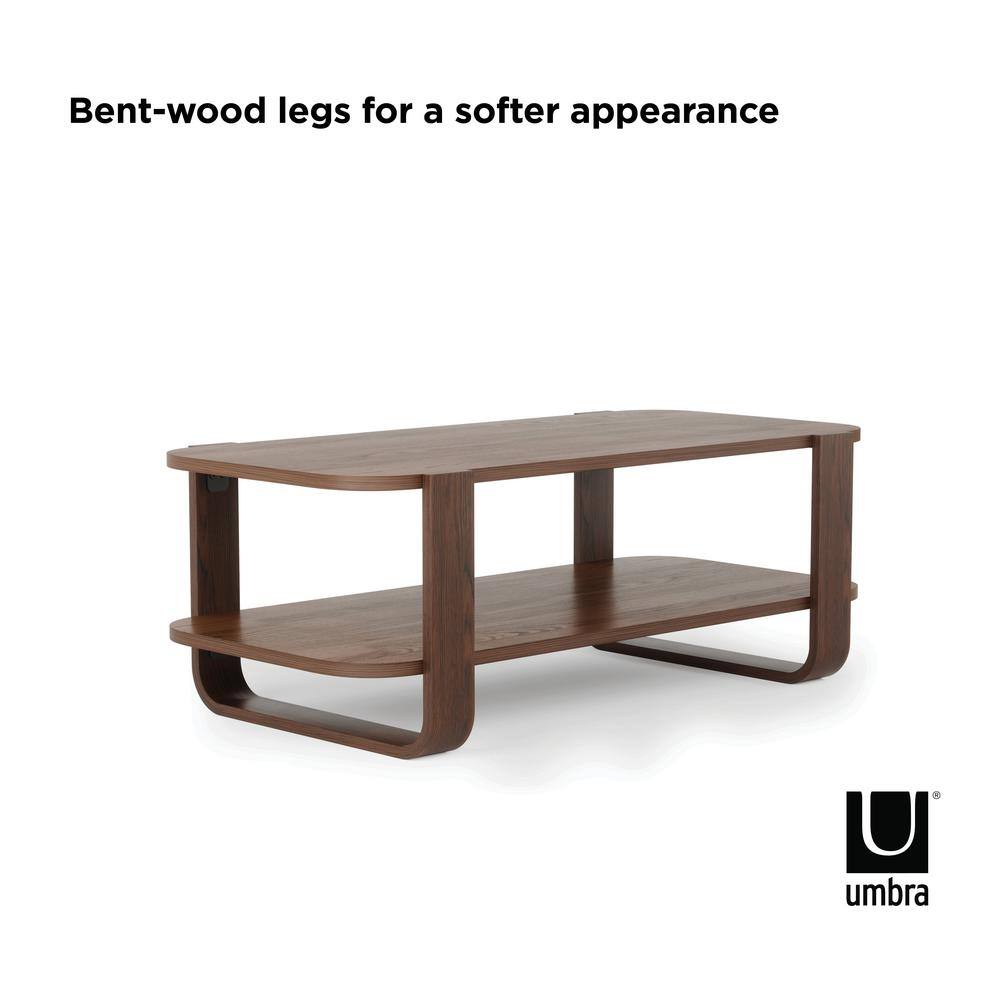 Aged Walnut Bellwood Rectangular Coffee Table with Storage