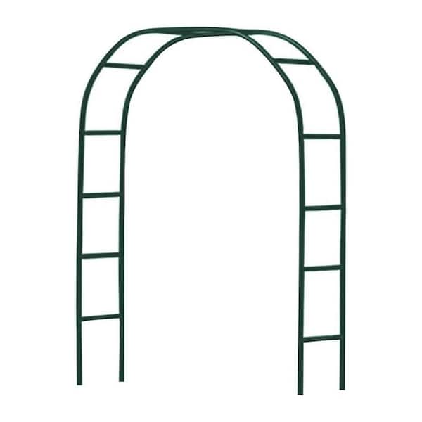 7.9 ft. Metal Garden Arch 55 in. W x 94 in. H Army Green Arbor for Climbing Plant Outdoor Wedding Party