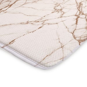 Nordic Copper Marble Rectangle Kitchen Mat 22in.x 35in.