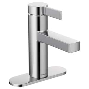 Beric Single Hole Single Handle Bathroom Faucet in Chrome