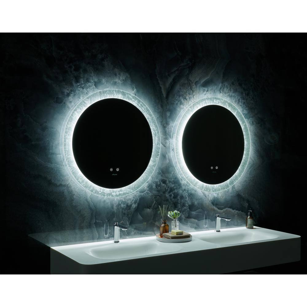 Frysta Round LED Wall Mirror