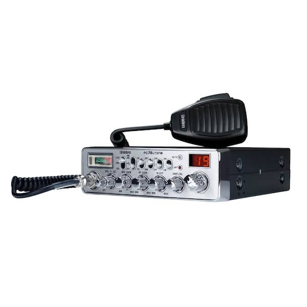 PC78LTXFM 40-Channel CB Radio, AM/FM Transmit and Receive with Integrated SWR Antenna in Black