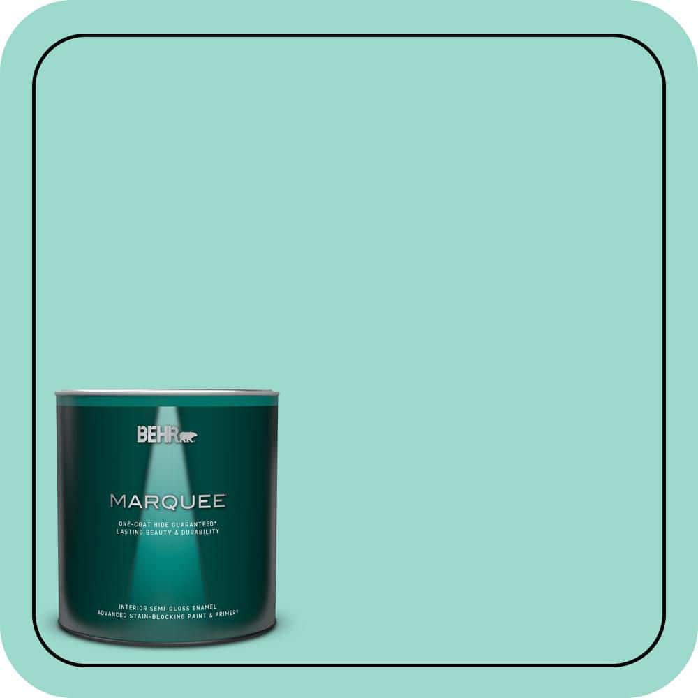 1 qt. #P440-3 Fish Pond One-Coat Hide Semi-Gloss Enamel Interior Paint & Primer price history on PriceWatchPro