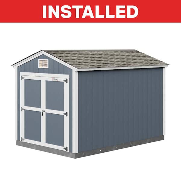Tahoe Series Baldwin Installed Storage Shed 8 ft. x 12 ft. x 8 ft. 6 in. (96 sq. ft.) 7 ft. High Sidewall