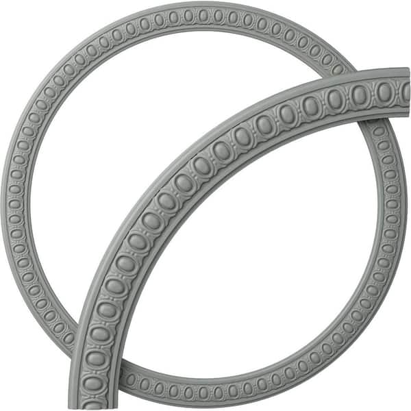 Ekena Millwork 3.5 ft. Unfinished Egg and Dart Ceiling Ring Kit
