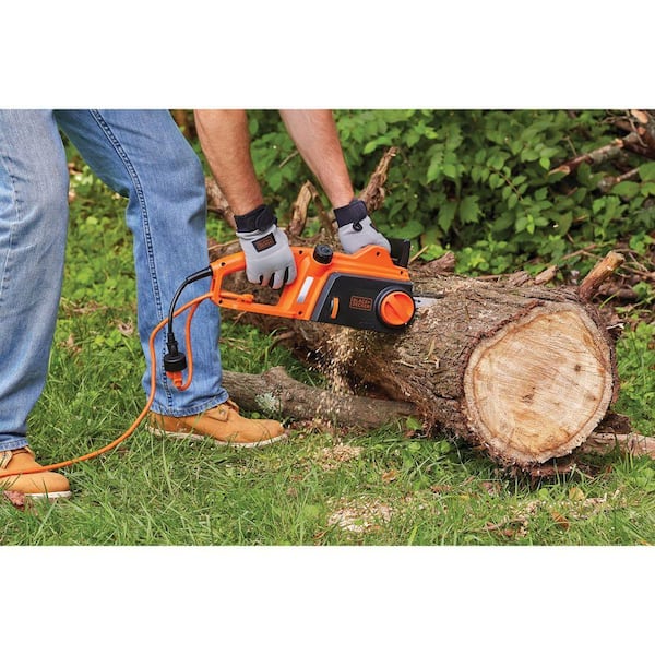 16 in. 12 AMP Corded Electric Rear Handle Chainsaw with Automatic Oiler