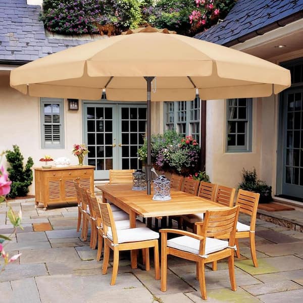 crank up patio table umbrella Best Choice Products 10ft Outdoor Steel Market w/ Crank, Tilt Push Button, 6 Ribs Crafted with a robust steel pole and ribs Outsunny 8.6FT Patio Umbrella, UPF