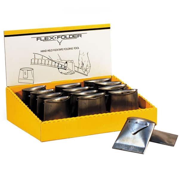 Unbranded Flex-Folder 3-7/16 in. Hand-Held Drywall Tape Folder