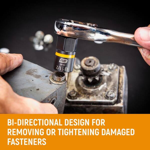 Bolt Biter 1/4 in. Drive SAE Impact Extraction Socket 1/4- in.