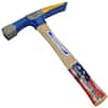 Vaughan 24 oz. Carbon Steel Bricklayer's Hammer with 11.5