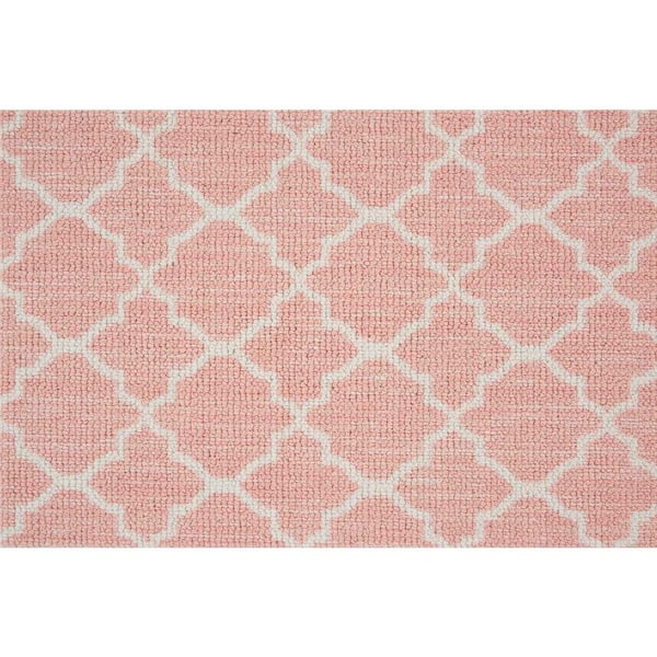 Natural Harmony Verandah Princess Pink Custom Area Rug with Pad