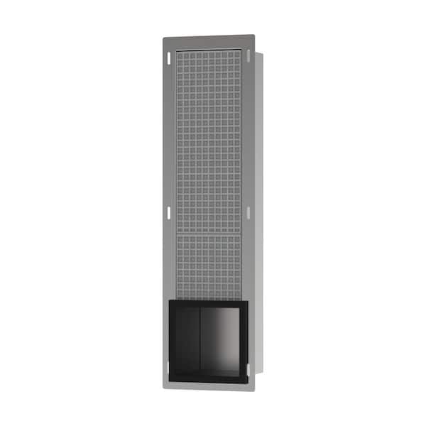 Hansgrohe XtraStoris Original Wall-Mount Toilet Paper Holder in Matte Black