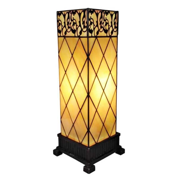 Amora Lighting 17 in. Tiffany Style Table Lamp