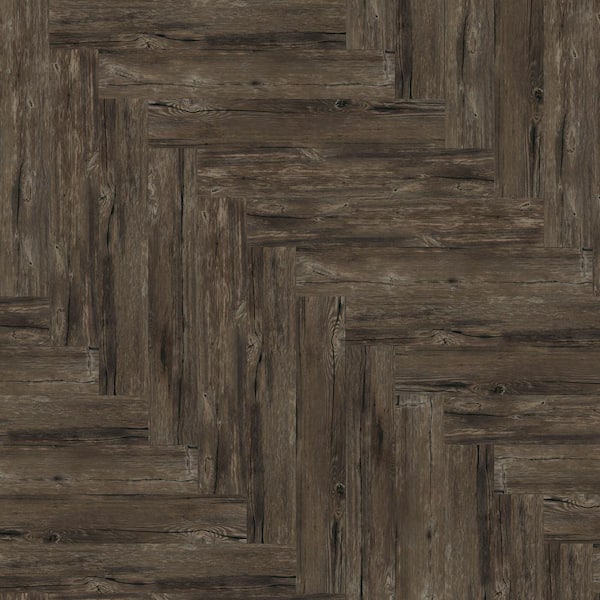 Reviews For Trafficmaster Walnut Ember Grey 4 Mil X 6 In W 36 L And Stick Water Resistant Luxury Vinyl Plank Flooring Sqft Case Pg 2 The