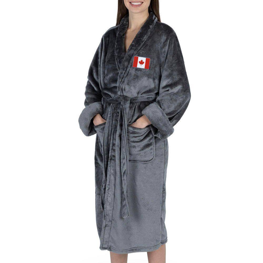 Bc Robe THE NORTHWEST GROUP Canada Flag Silk Touch Robe Small/Medium ...